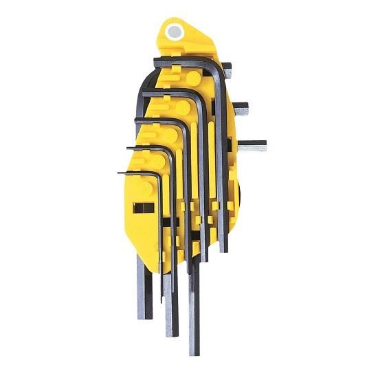 Set 8 chei imbus STANLEY 0-69-252, tip L, inch 1/16-1/4