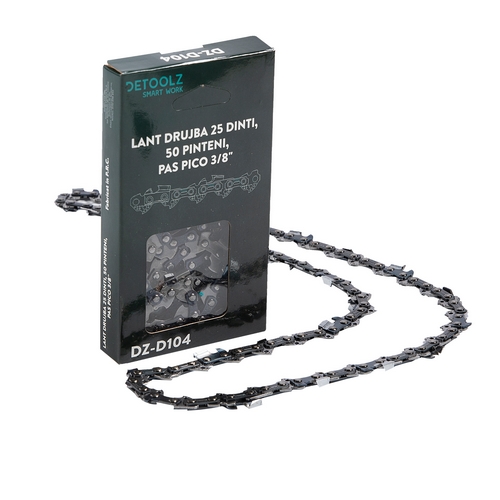 Lant drujba Detoolz, DZ-D104, pas 3/8, 25 dinti, 50 pinteni, 16 inch