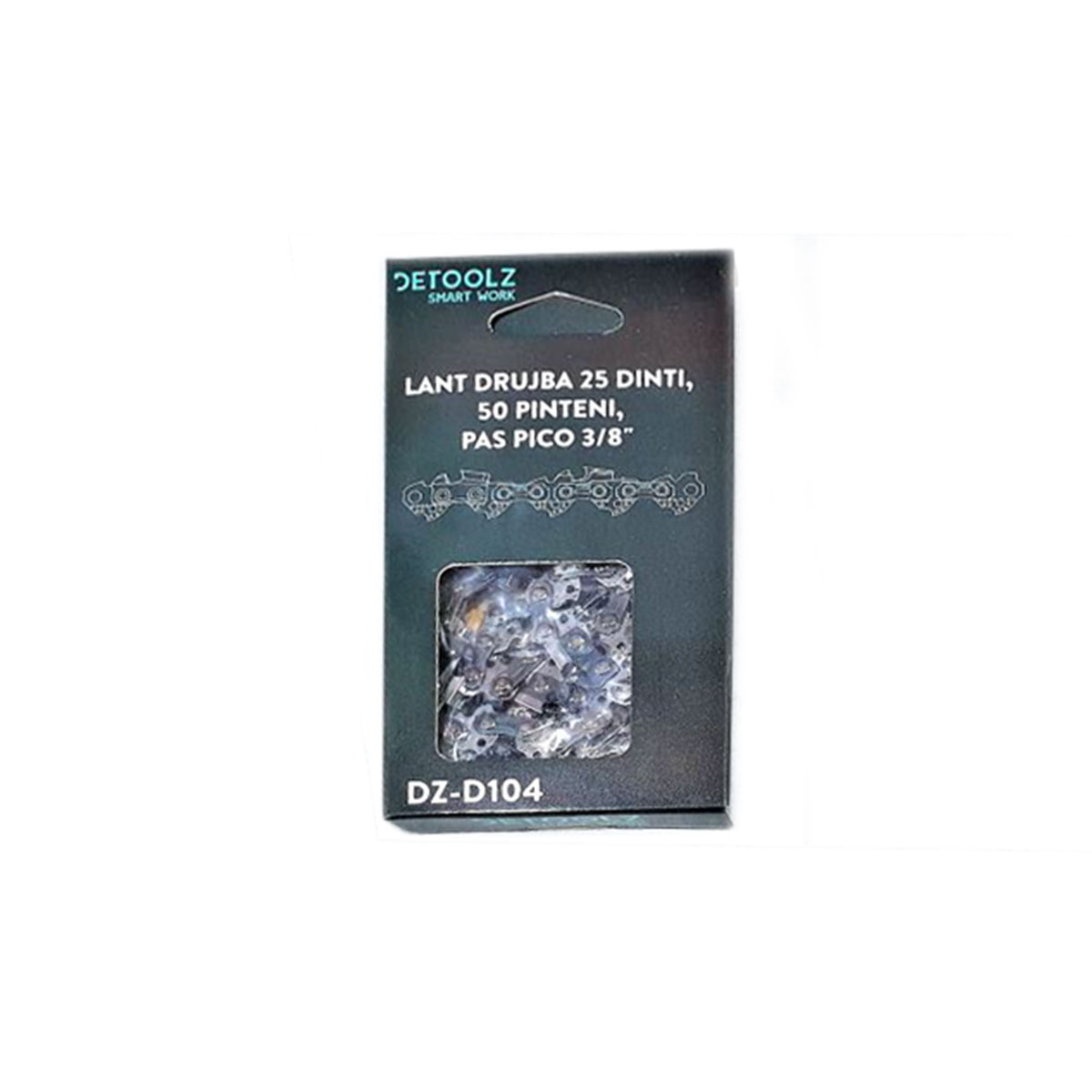 Lant drujba Detoolz, DZ-D104, pas 3/8, 25 dinti, 50 pinteni, 16 inch
