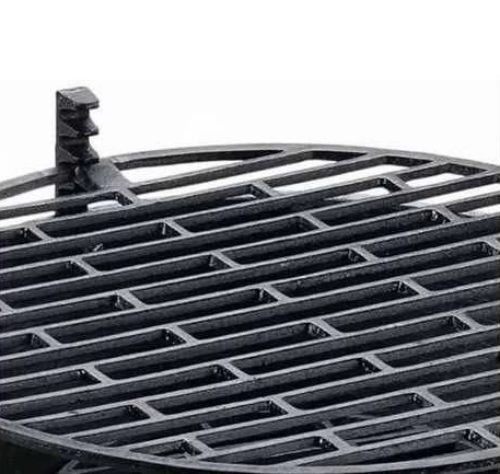 Gratar pe carbuni GRILLCHEF 0630, din fonta, rotund, cu suprafata de gatit de 36 cm