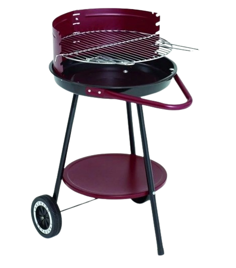 Gratar rotund GRILLCHEF 0660, pentru 6 persoane, diametru 41 cm, otel emailat