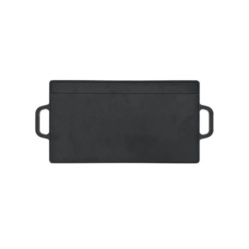 Plita din fonta cu 2 fete si manere GRILLCHEF GC 15937, dimensiuni 50 x 23.5 cm