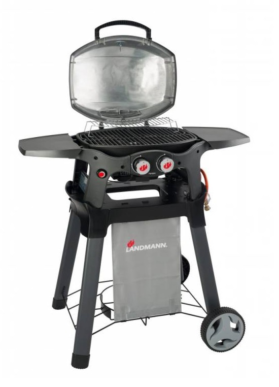 Carucior LANDMANN 12360, pentru gratarele Pantera, dimenskiuni 77 x 70 x 70 cm