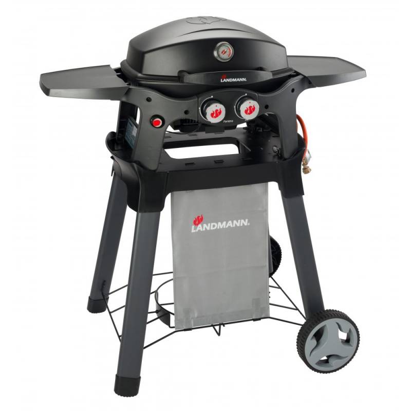 Carucior LANDMANN 12360, pentru gratarele Pantera, dimenskiuni 77 x 70 x 70 cm
