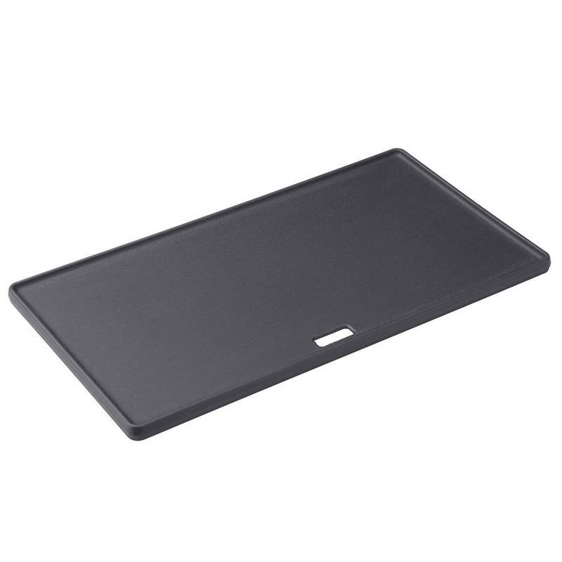Plita neteda din fonta LANDMANN 13191, pentru gratarele Triton 2.0, dimensiuni 44 x 24 x 2 cm