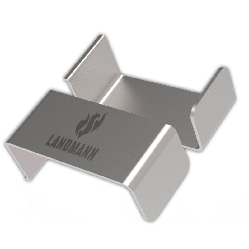 Suport role de bucatarie cu magnet LANDMANN 02473, otel inoxidabil, pentru gratarele Triton si Rexon