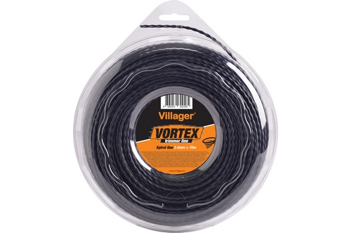 Fir motocoasa VILLAGER Vortex, profil rasucit, nailon, 2.7 mm x 15 m