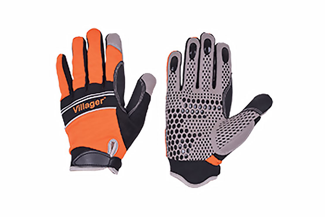 Manusi de lucru VILLAGER VWG 15, piele sintetica si spandex, marimea 11