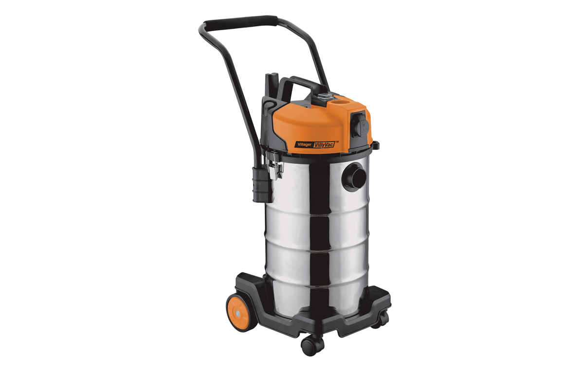 Aspirator uscat/umed constructii VILLAGER VVC 40 DWS, 40 l, 1200 W, inox
