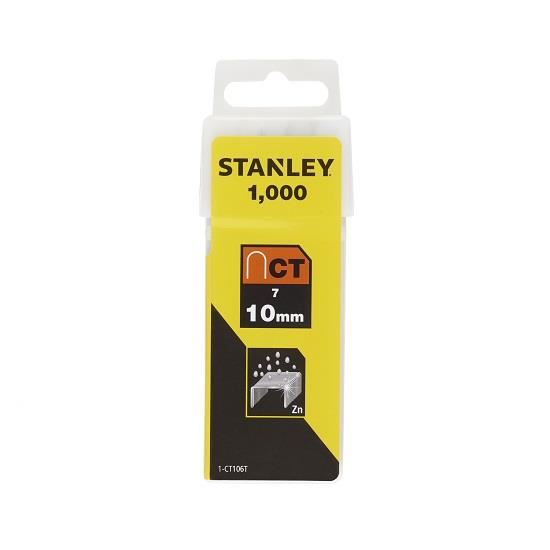 Pachet 1000 capse pentru cabluri, STANLEY SharpShooter, 10 mm