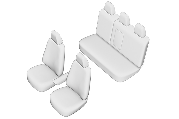 Set huse scaun UMBRELLA 45934, pentru Opel Astra H 2006-2012, bancheta fractionata