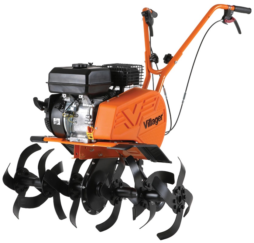 Motocultor pe benzina VILLAGER VTB 8511 B, motor Briggs and Stratton CR950, 208 CC, 6.5 CP, 4.75 kW, latime lucru 85 cm, 2 viteze