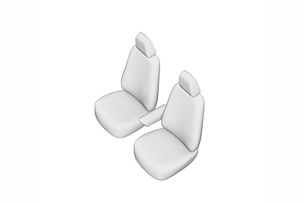 Set huse scaun UMBRELLA 05171, pentru Fiat Doblo (1+1) 2010-