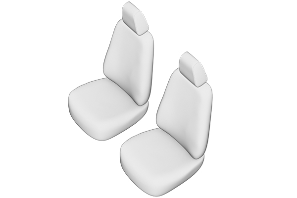 Set huse scaun UMBRELLA 05385, pentru Volkswagen Caddy (1+1) 2011-2015