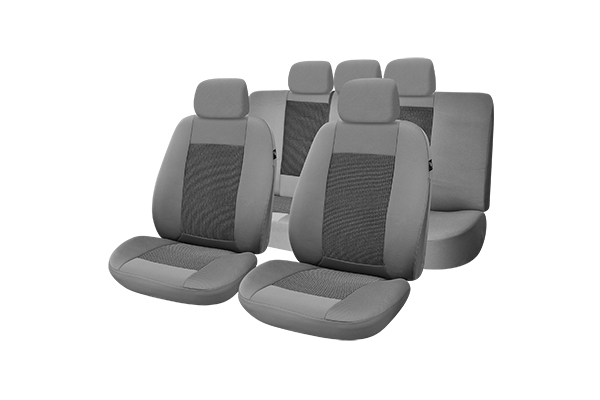 Set huse scaun universale UMBRELLA Lux 44516, gri, UMB2, compatibile cu sistem AIRBAG