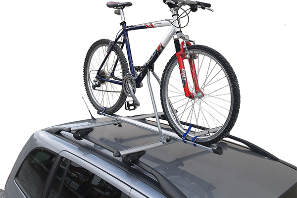 Suport auto pentru bicicleta MENABO Top Bike 02363, cu prindere pe bare transversale, atasare de cadru, otel