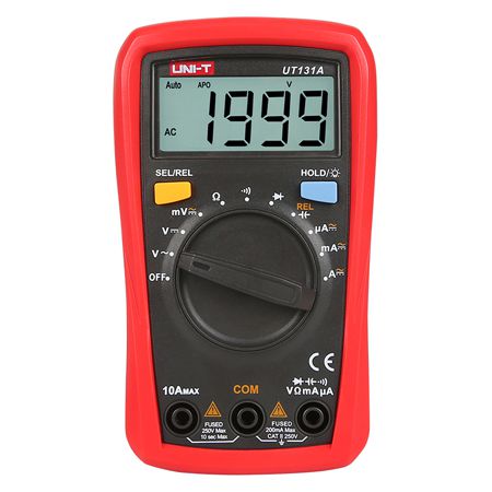 Multimetru digital UNI-T, MIE0379, UT131A, verificare diode, testare continuitate