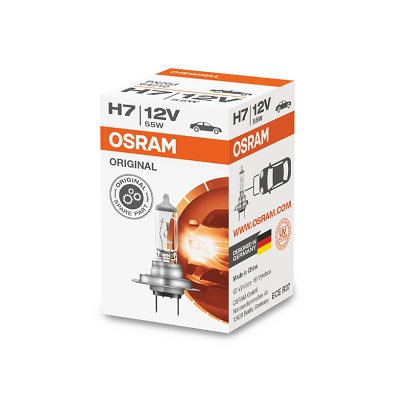 Bec 12 V, H7 55 W, original, OSRAM 64210