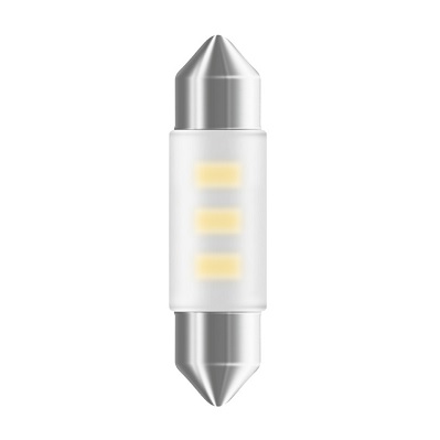 Bec auxiliar cu LED 12 V, C5W, 36 mm, White 6000K, blister, 1 bucata, OSRAM 6418DWP-01B