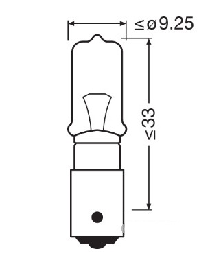 Bec camion semnalizator 24 V, H21W, original, OSRAM 64138