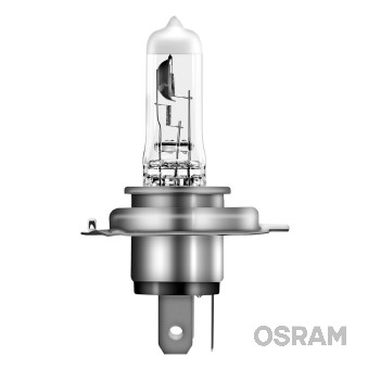 Set 2 becuri far faza lunga 12 V, H4 60/55 W Night Breaker Silver +100, OSRAM 64193NBS-HCB