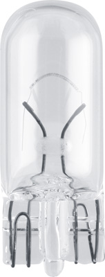 Set 2 becuri fara soclu W5W 12 V, PHILIPS 12961B2