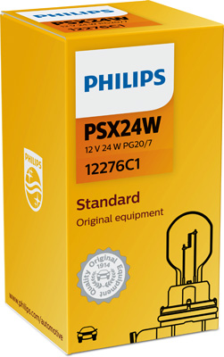 Bec proiector 12 V, PSX24W pentru Logan Facelift, cutie, PHILIPS 12276C1