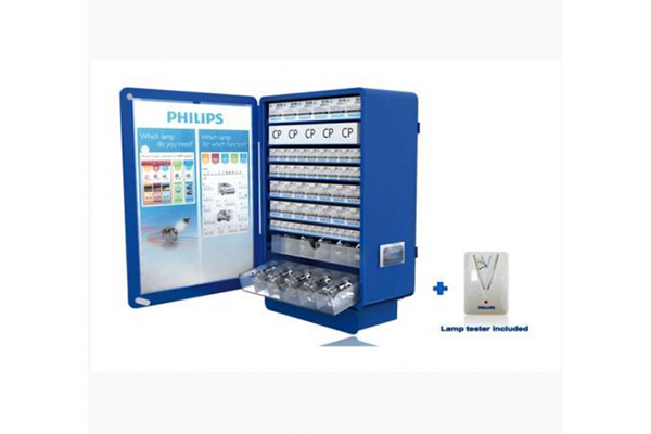Stand metalic 250 becuri 12 V, PHILIPS 56202CD, cu tester