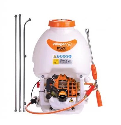 Pulverizator pe benzina, VILLAGER PS 20, 0.75 kW, 20 L