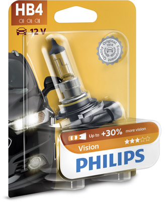 Bec far principal HB4 12 V, P22D 51W, blister, Vision PHILIPS 9006PRB1