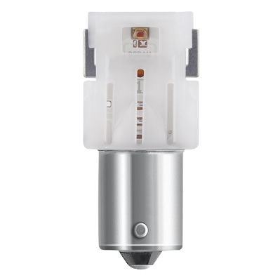Set 2 becuri auxiliare cu LED, 12V, P21W, rosu, blister, OSRAM 7506DRP-02B