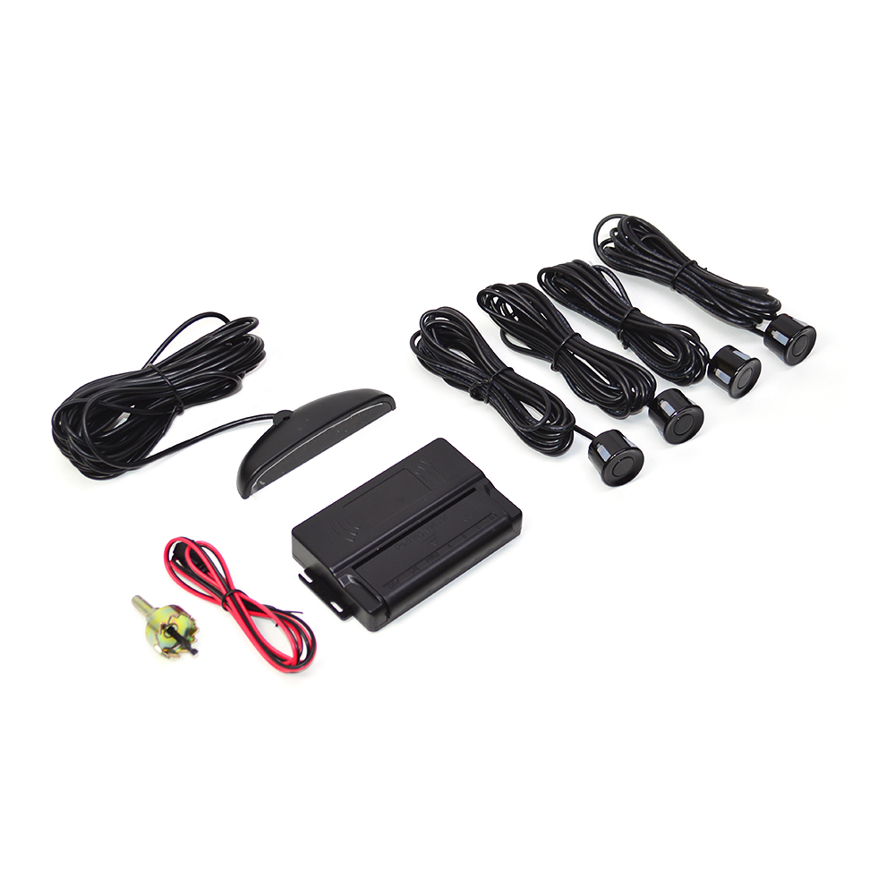 Senzori parcare auto PNI Escort P04 A 07918, diametru exterior 25 mm, cu 4 receptori, negru