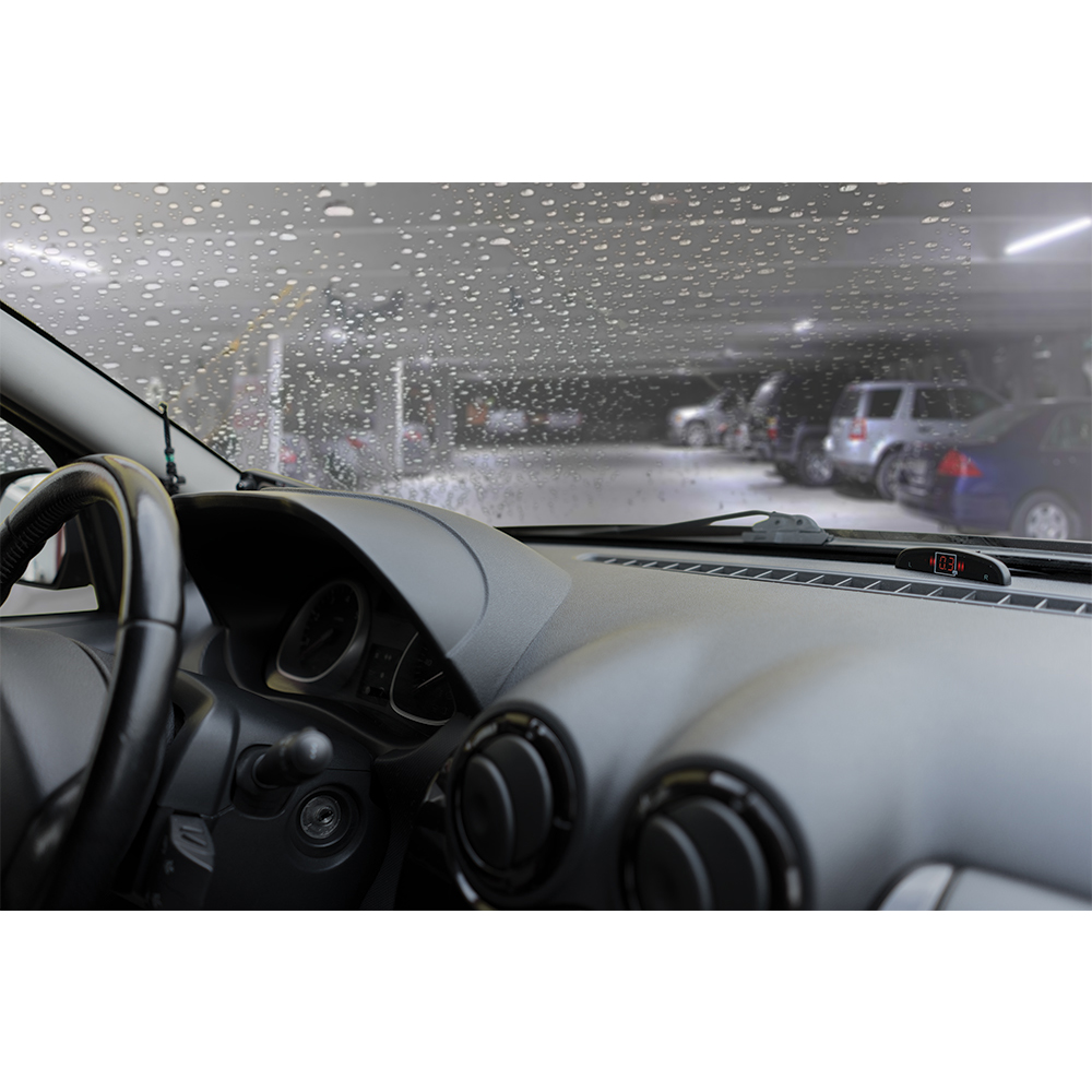 Senzori parcare auto PNI Escort P04 A 07918, diametru exterior 25 mm, cu 4 receptori, negru
