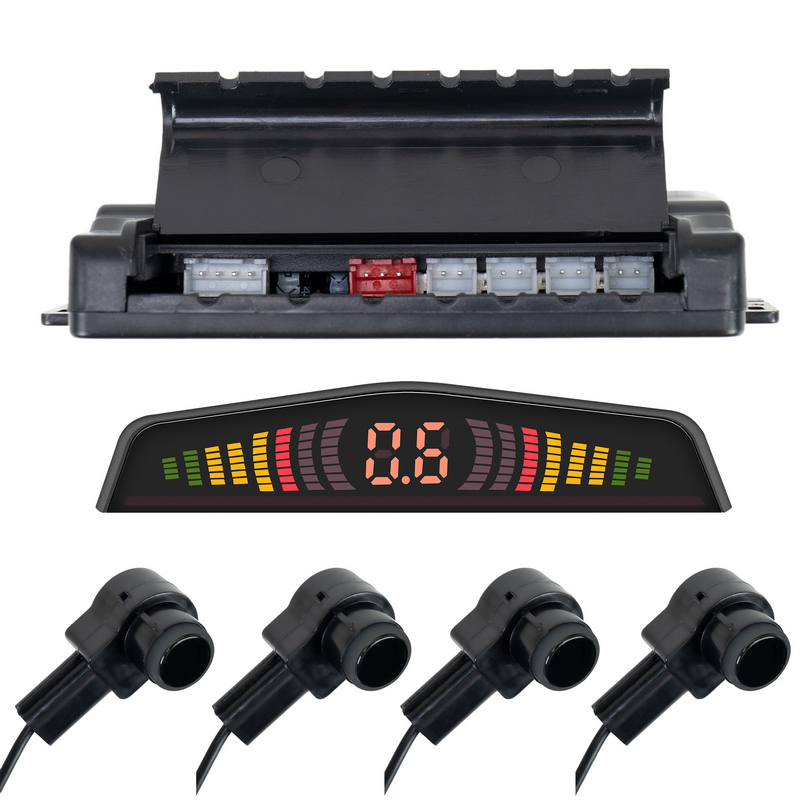 Senzori parcare auto PNI Escort P16 A 13152, cu 4 receptori, 16 mm, tip OEM, negru