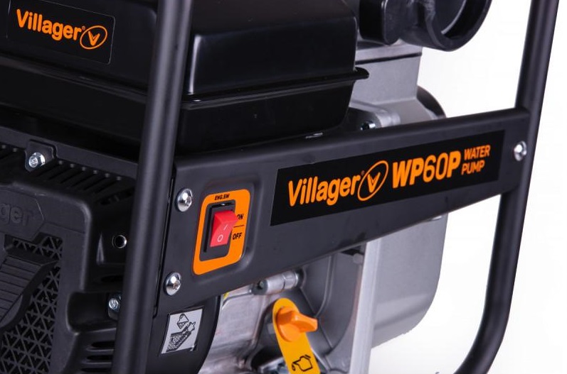 Motopompa VILLAGER WP 60P, motor termic, 4.1 kW