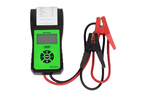 Tester pentru baterii auto JBM 54040, cu imprimanta