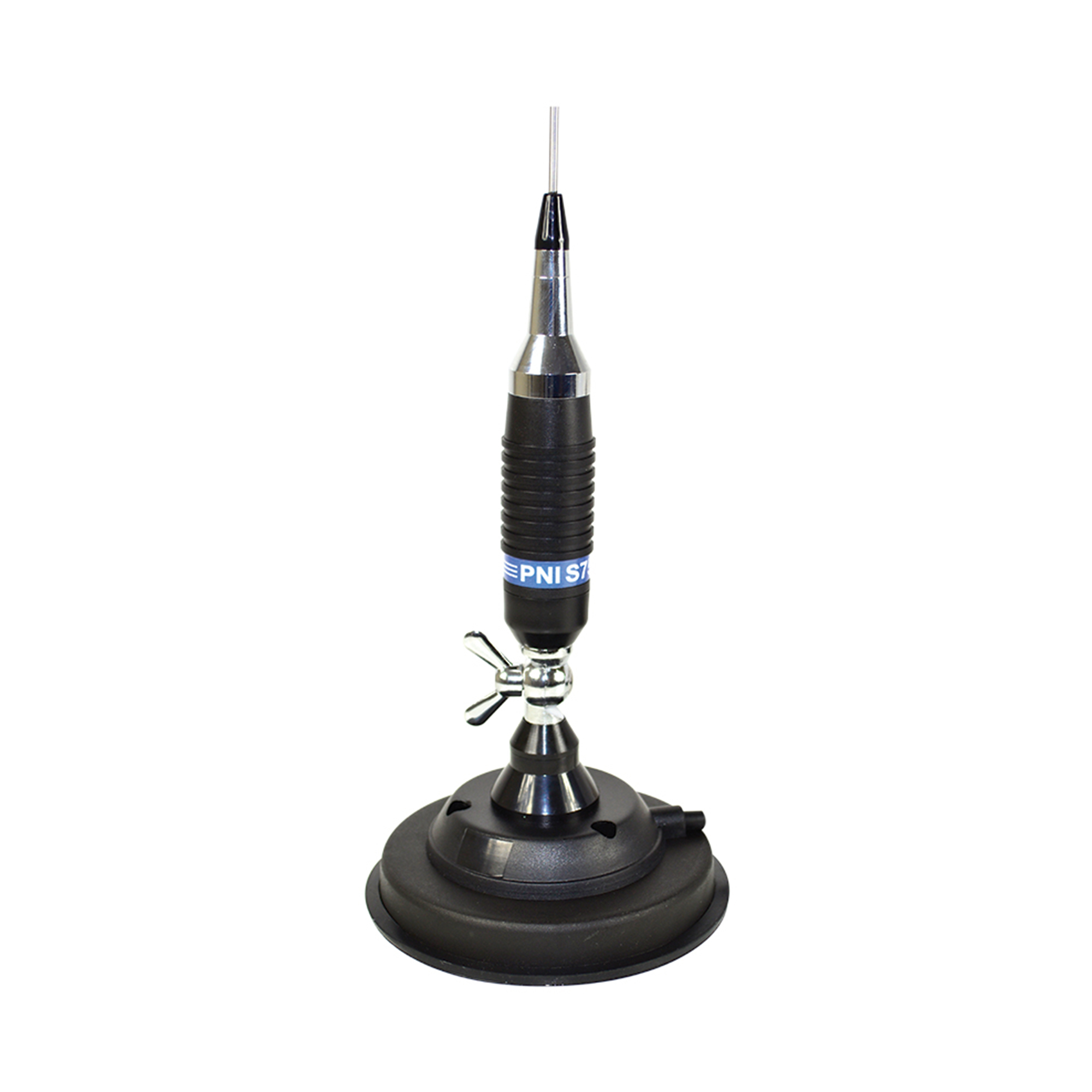 Antena CB PNI S75 10031, surub cu fluture, lungime 54 cm, cu magnet inclus, cablu RG58 4 metri, mufa PL259