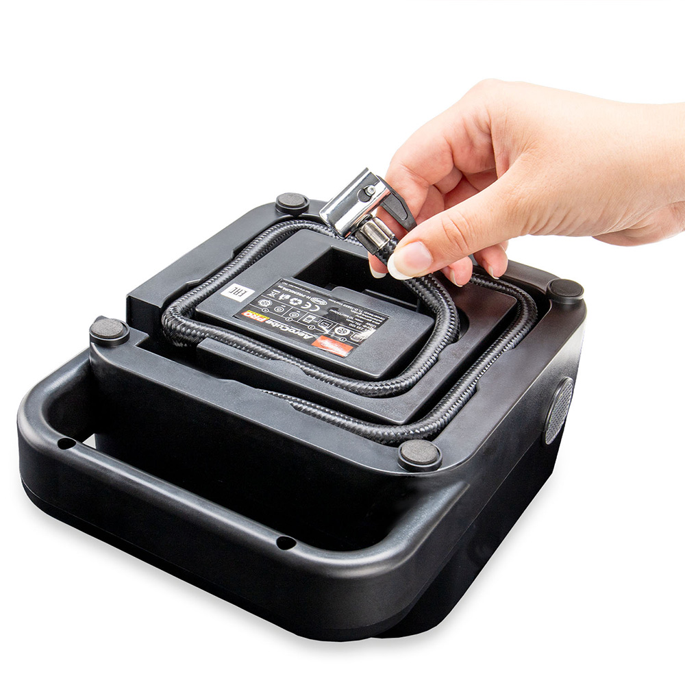 Compresor auto aer HEYNER AeroCube PRO 43311, alimentare 12 V, 35 l/min, 10 bar, 150 PSI, lumina LED, manometru digital