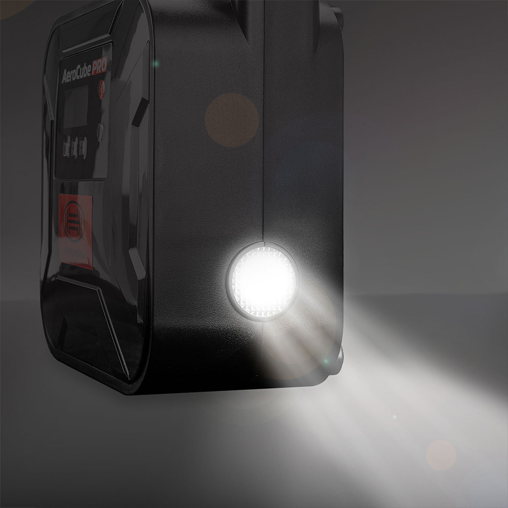 Compresor auto aer HEYNER AeroCube PRO 43311, alimentare 12 V, 35 l/min, 10 bar, 150 PSI, lumina LED, manometru digital
