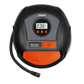 Compresor auto aer OSRAM TYREinflate 450 OTI450, alimentare 12 V, 6.9 bar, 120 W, afisaj analogic