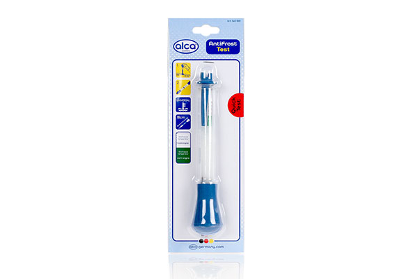 Tester antigel ALCA 10018, lungimea cilindrului de sticla 17 cm, domeniu masurare pana la -40 Celsius