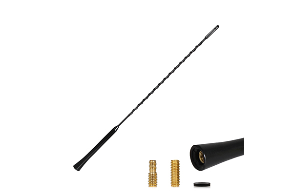 Rezerva antena auto, universala, ALCA 537000, pentru exterior, lungime 40 cm, material fibra de sticla, PVC, cupru