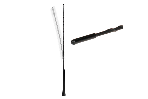 Rezerva antena auto, universala, ALCA 537000, pentru exterior, lungime 40 cm, material fibra de sticla, PVC, cupru