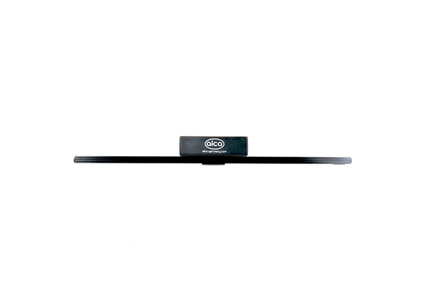 Antena auto universala ALCA 534000, pentru interior, negru, cu amplificator, lungime 2 metri, material ABS, PVC, fibra de sticla, metal