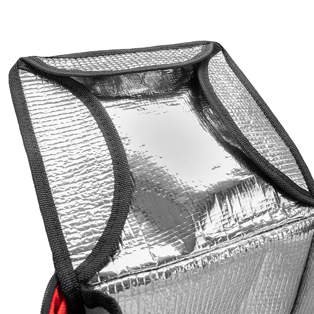 Geanta frigorifica auto HEYNER Pro 43326, capacitate 10 litri, 39 x 30 x 25 cm, culoare rosu - negru