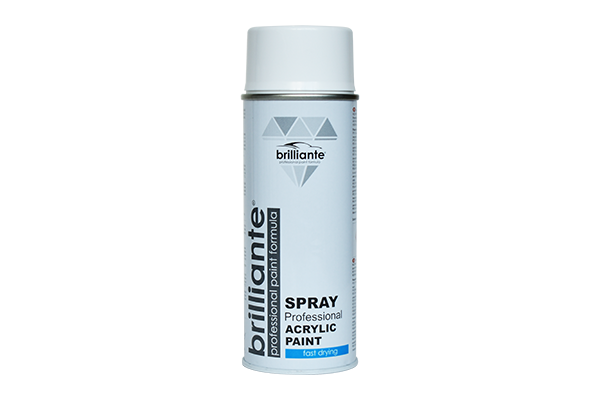 Vopsea spray auto BRILLIANTE 10529, alb trafic (RAL 9016), recipient 400 ml