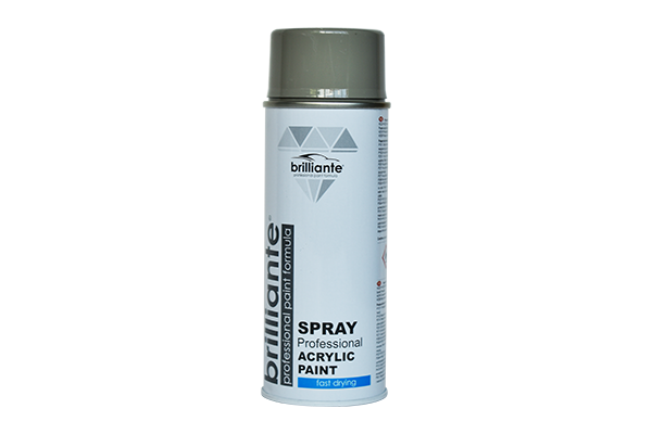 Vopsea spray auto BRILLIANTE 10518, gri piatra (RAL 7030), recipient 400 ml
