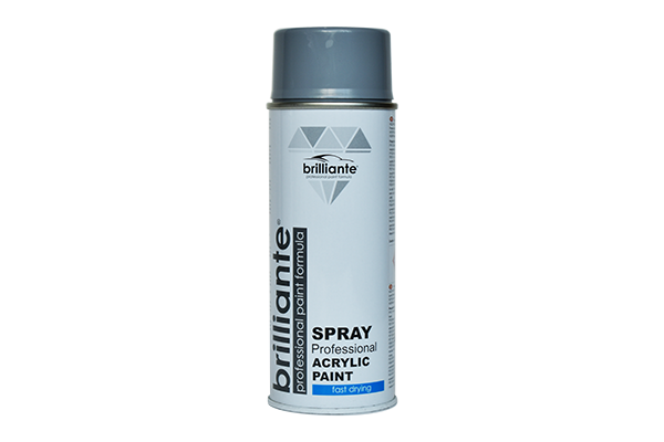 Vopsea spray auto BRILLIANTE 10517, gri argintiu (RAL 7001), recipient 400 ml