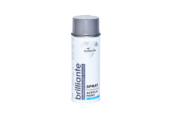 Vopsea spray auto BRILLIANTE 08715, gri semnal (RAL 7004), recipient 400 ml