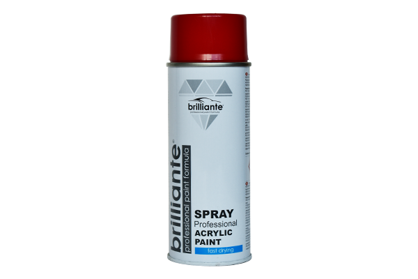 Vopsea spray auto BRILLIANTE 10511, rosu carmin (RAL 3002), recipient 400 ml